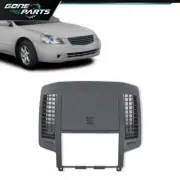 Fit For 05-06 Nissan Altima Storage Cubby AC Vents Gray Center Dash Radio Bezel