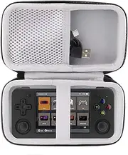 WERJIA Hard Carrying Case for RG350M/ RG350P/RG350 Handheld Retro Game Storage Suitcase (Black)