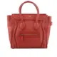 CELINE Micro Luggage Shopper 冏包 笑臉包 手提包(唇膏紅)_展示品 167793HSC.27LK