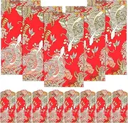 NOLITOY 20pcs Japanese Style Red Envelopes for Weddings and Year Celebrations Decorative Money Packets Fine Workmanship for Festive Occasions