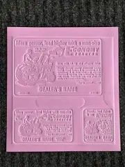 ECONOMY TRACTOR AD MAT PRINT MOLD PLATE FOR NEWSPAPERS OR FLYERS