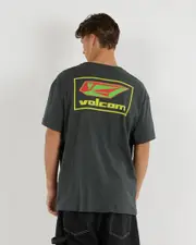 [Volcom] Volcom Men's Surf Vitals T-Shirt in Stealth Black Size Small S Stealth Black