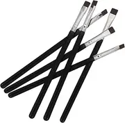 DONFAMDS 6Pcs Flat Eyeliner and Eyebrow Makeup Brush Eye Makeup Tools for Home Salon Use Easy to Apply Makeup Lovers