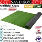 Primeturf Artificial Synthetic Grass Fake Lawn 20SQM Pet Dog Safe Plastic Turf