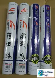 2 Dozen LIMIT No. 3 Badminton Shuttlecocks Feather