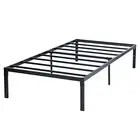 Homy Casa Inc Twin Size Metal Slat Bed Frame Mattress Foundation,Heavy Duty