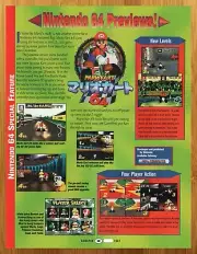 1997 Mario Kart 64 Nintendo 64 N64 PREVIEW Print Ad/Poster Retro Video Game Art