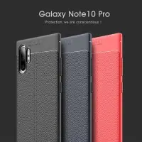 在飛比找Yahoo!奇摩拍賣優惠-全包邊皮革質感軟殼三星 NOTE 10+ NOTE 9 8 