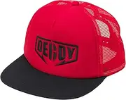 Katsuichi Decoy DA-17 Decoy Flat Mesh Cap, Red x Black