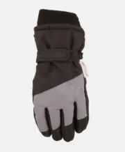 Addie+ Tate Big Kid Unisex Ski Gloves Black/Gray 3M Insulate Ski Gloves NWT