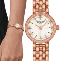 在飛比找momo購物網優惠-【TISSOT 天梭 官方授權】T-Lady系列 珍珠母貝小