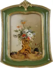 Vintage Picture Frame 4x6 Antique Ornate Photo Frame Tabletop and Wall Hanging
