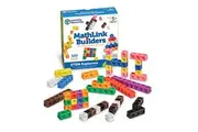 Learning Resources STEM Explorers MathLink Builders - 100 Pieces, Ages 5+, Kindergarten STEM Activities, Math Activity Set and Games for Kids, Linking Cubes, Connecting Cubes