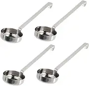 BESPORTBLE All-in-one Kitchen Tool 4 Pcs Stainless Steel Ladle Spoon Set Precision Measuring for Pizza Sauce Tomato Soup Versatile for Home Restaurant
