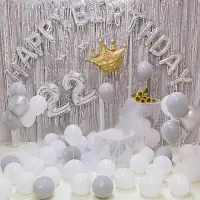 在飛比找momo購物網優惠-【阿米氣球派對】白色夢幻生日氣球套餐組(氣球 生日氣球 生日