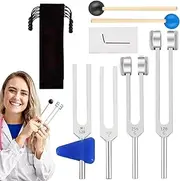 Tuning Forks for Healing - Multipurpose Frequency Healing Devices | Portable Meditation Accessories for Clinical Diagnosis Screening Music Education