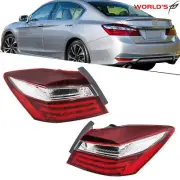 Tail Lights Assembly LED Fit For 2016 2017 16 17 Honda Accord Driver+Passenger (for: Honda)