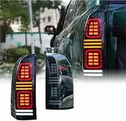 LED Tail Light Assembly Compatible With Nissan Patrol Y61 2007-2016 - Brake/Dynamic Flowing Turn Signal Plug & Play 26150-3SV0A/26150-3SV1A, Car Auto Parts