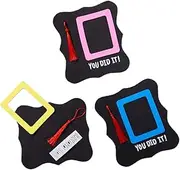 Educational Toy 3 Sets of Handmade Photo Frames Diy Non-woven Picture Frame Safe for Boys and Girls Random Style