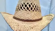 woman girls man hat band Australian made for all hats leather