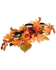 National Tree Company 24 Harvest Maple Leaf Candleholder