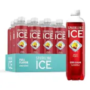 Fruit Punch Sparkling Water, Zero Sugar Flavored Water, with Vitamins