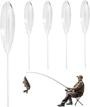 Sinking Floats, Bombarda Fishing Float Clear Acrylic Fishing Sinking Floats Fly Spinning 20G 5Pcs, Corks, Bobbers