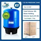 Large Reverse Osmosis Water Storage Pressure Tank 40 Litre 11 Gallon RO NSF L