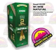 ENDO ALL NATURAL ORGANIC PREMIUM GERMAN WRAPS PRE-ROLLED W/ WOOD TIPS - 15CT DSP
