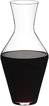 Riedel Veloce Crystal Glass Decanter, Clear – Elegant Wine Decanter for Aeration & Sediment Removal – Luxury Crystal Glassware for a Sophisticated Wine Experience – 1300 ml Capacity