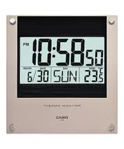 Casio Wall Clock ID-11S-1DF ID11 Temperature Day & Date Display