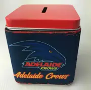 Adelaide Crows AFL Tin Square Money Box