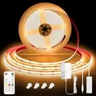 COB LED Strip Light, 16.4Ft Dimmable LED Strip Lights, 3000K Flexible Super Brig