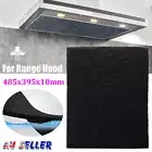 Rangehood Activated Charcoal Carbon Filter 485x395x10mm Range Hood Filter Black.