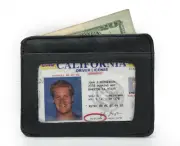 Black Leather Mens Credit Card Wallet ID Billfold Holder Front Pocket