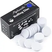 NMKL38 50pcs Nail Buffing Self-Adhesive Replaceable Sandpaper Polishing Files Sanding Pads Pedicure Shiner Tools for 25mm Disc