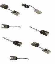 50x USB TF Reader for MicroSD Micro SD to SD HC SDHC Adaptor Memory Card Adapter