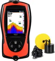 Lucky Portable Fish Finder With 2.4Inch Lcd Screen Sonar Depth Detection