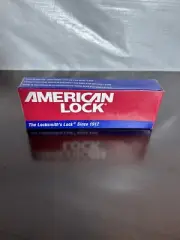 American Lock A1107 1 Key Safety Lockout Padlock 1-7/8"H