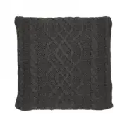 Dark Heather Gray With Microgel Feather-Like Insert Pillow