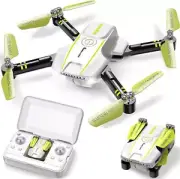 SYMA Foldable Mini Drone for Kids Adults，Portable Pocket Nano White