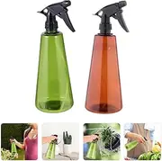 Abaodam 2Pcs Mini Water Spray Bottle Portable Plastic Sprayer Refillable Reusable for Plants Hairdressing Cleaning Design