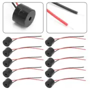 Excellent 10Pcs Active Piezo Wired Buzzer Connector with Electronic Beeper 12V