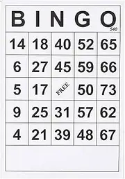 Bingo Cards Bulk - Unique Style Accessory, Elegant Design Cards | Bingo Game Card Bingo Card Sets Bingo Card for Schools Large Group Games, Stationary Bingo Game (15 * 18cm)