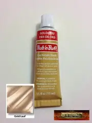 M00196-FS MOREZMORE Fresh Amaco Rub 'n Buff GOLD LEAF Wax Metallic