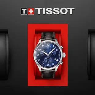 【TISSOT 天梭 官方授權】CHRONO XL 韻馳系列 三眼計時石英腕錶 母親節 禮物(T1166171604700)