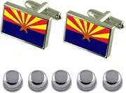 [Select Gifts] Shirt Dress Studs Arizona Flag Cufflinks