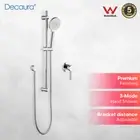 Decaura Adjustable Rail Shower Set 3-Mode Hand Shower Head Single Shower Mixer