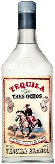 Tres Ochos Blanco Tequila 700ml
