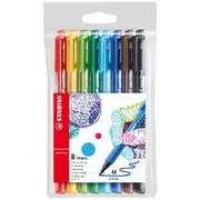 Stabilo PointMax Fineliners Assorted 0.8mm 8 Pack
